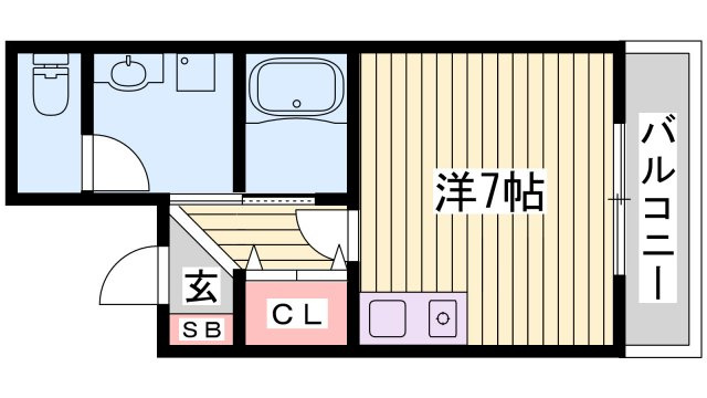 アンセルモ西明石の間取り