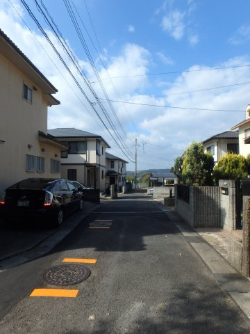 中庄の高台の売地の周辺