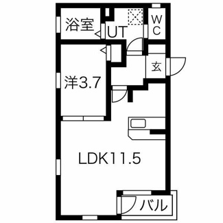 【間取り】 | クラージュ本陣