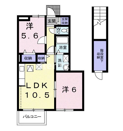 ラ・グランデ杉１の間取り|間取図