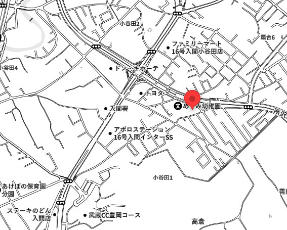 入間市小谷田1丁目　新築分譲住宅全3棟　A号棟の地図|お車での移動がメインのご家庭には便利な立地♪