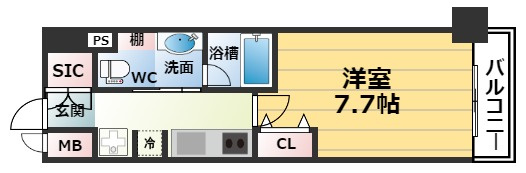 【間取り】 | ルネフラッツ森小路駅前