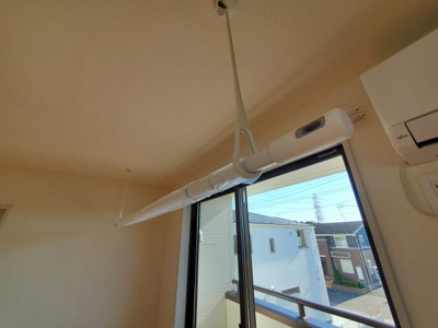 【設備】 | リーブルファイン南平野Ⅴ | 室内物干し設備