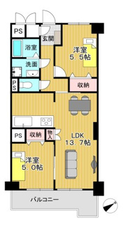 【間取り】 | 日興総持寺スカイマンション