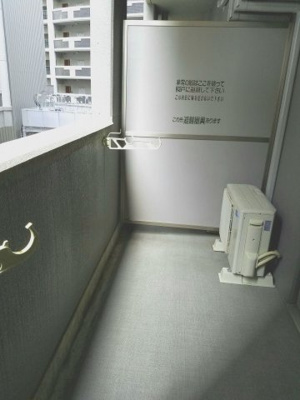 【バルコニー】 | ロイヤル渡辺通Ⅱ | ※別号室の写真になります。現況優先。