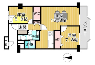 【間取り】 | 東奈良高層住宅F棟