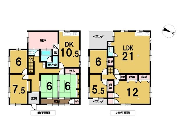 正法寺　中古戸建　8LDK+Sの間取り|2世帯や大家族にぴったりな間取りです。