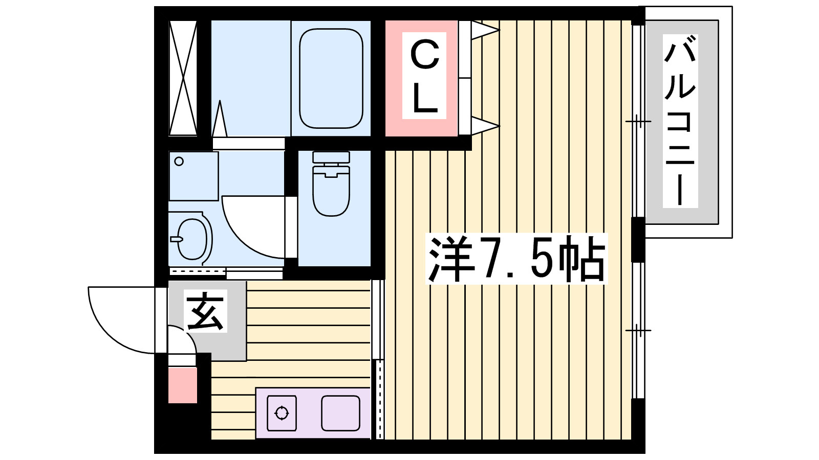 サンワプラザ福崎Sの間取り