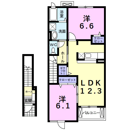 マジュネスの間取り