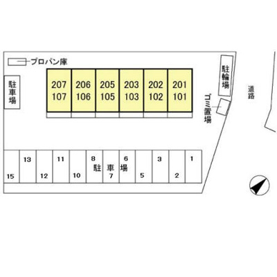 【区画図】 | フライハイツラオム