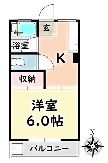 【間取り】 | コーポUSⅡ【名古屋市賃貸・アパート】