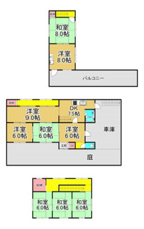 【間取り】 | ペディハウス小野市新部町