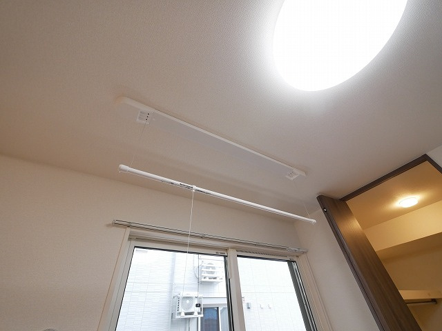 ラヴィベールの設備|雨の日も室内物干しがあるので安心です