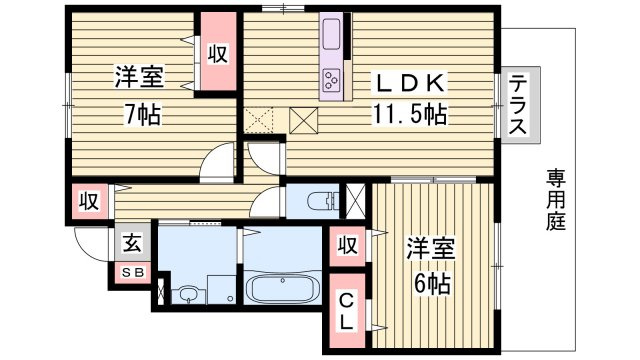 ヴァンヴェールの間取り