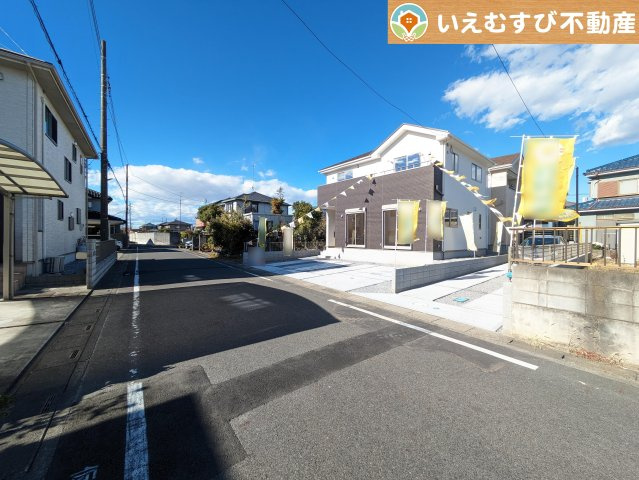 KEIAI FiT　羽生市南羽生3期の前面道路含む現地写真