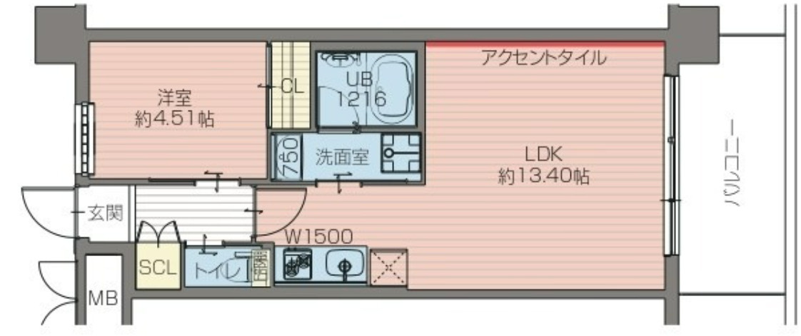 プレジオ今福鶴見の間取り