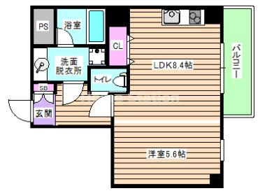 【間取り】 | プライムコート西九条
