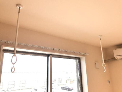 【設備】 | パルジェ一ツ松 | 室内物干し