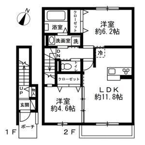 アビタシオンプリュネの間取り