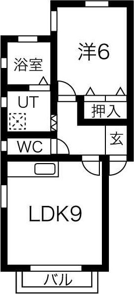 エースメゾン　　　刈谷市近郊の賃貸はクラスホームの間取り