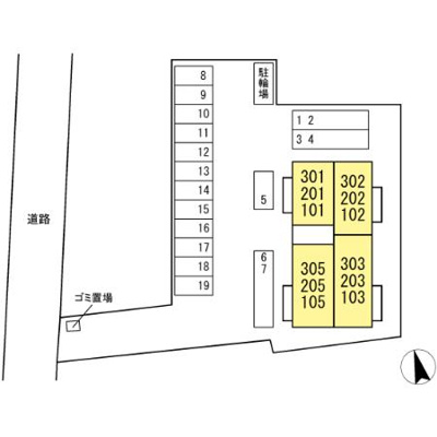 【区画図】 | サンセット横手本町 