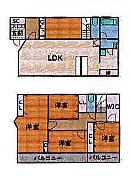 和歌山市西浜・中古戸建・114308の間取り