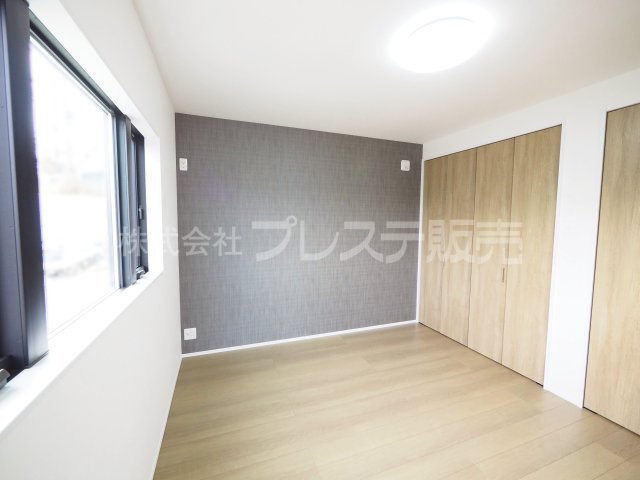 奈良市北登美ヶ丘６丁目の新築一戸建 全９区画の洋室|現地写真（１号地２階洋室）