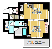 【間取り】 | ONE ROOF FLAT TOGOSHI