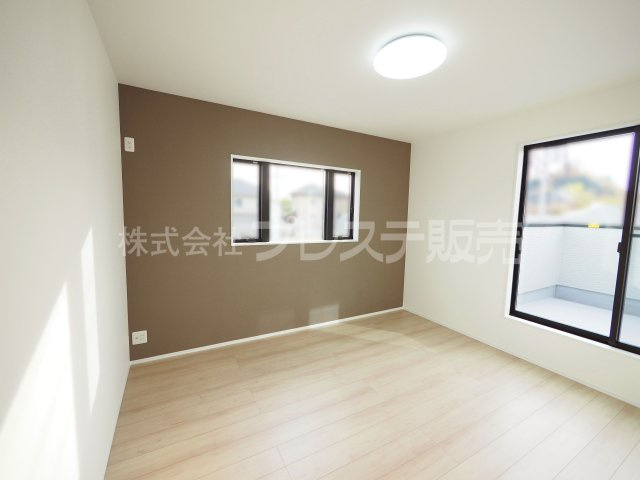 奈良市北登美ヶ丘６丁目の新築一戸建 全９区画の洋室|現地写真（２号地２階洋室）