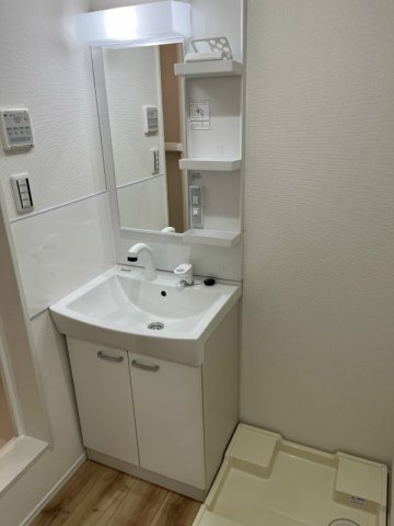 ペスカーサの洗面所|広い洗面スペース