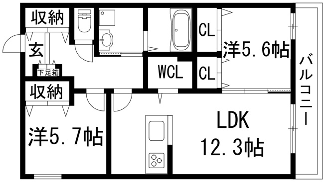 【間取り】 | LIZE西宮仁川