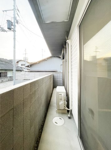 ベレオ南佐古のバルコニー