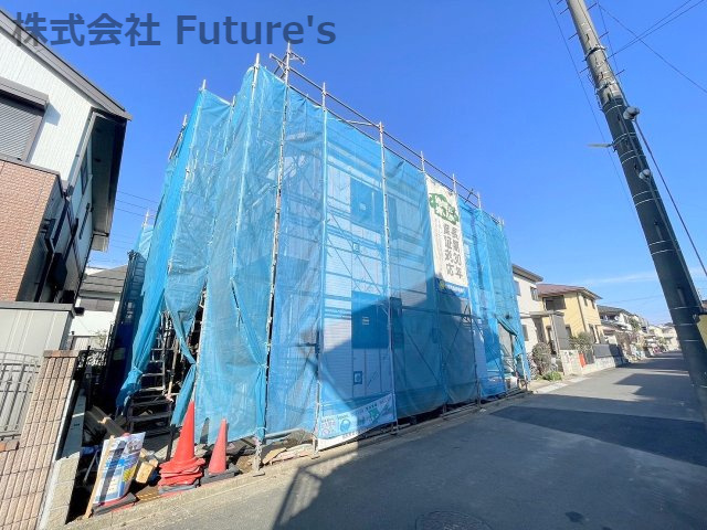 流山市平和台2丁目　新築戸建　全2棟　1号棟の外観|現地の写真になります。