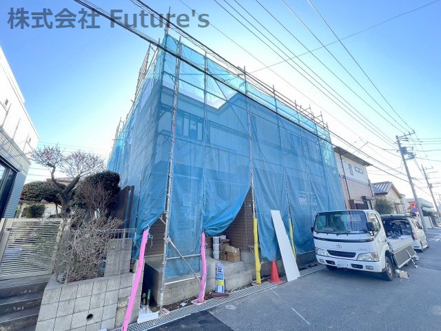 流山市平和台2丁目　新築戸建　全2棟　1号棟の外観|現地の写真になります。