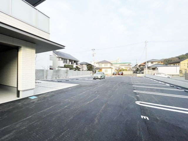 ベレオ南佐古の駐車場