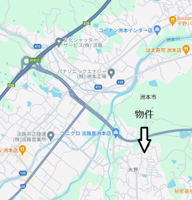 【地図】 | 大野1266-9売土地