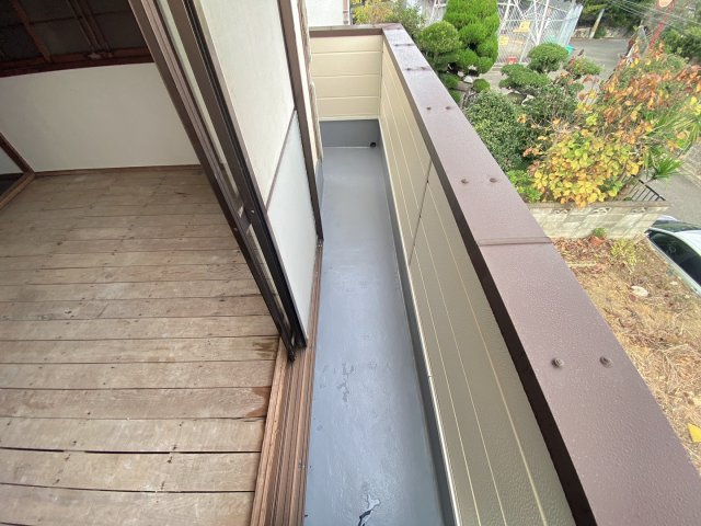 楠風台１丁借家のバルコニー