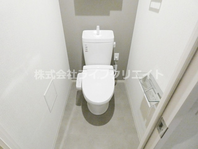 【トイレ】 | star pear | 上部に収納あります。