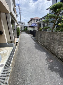 【前面道路含む現地写真】 | 奈良市学園朝日町土地（古家付き）
