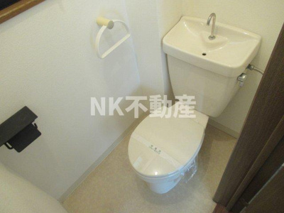 【トイレ】 | ランドハウス（弥刀賃貸） | コンパクトで使いやすいトイレです