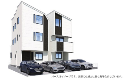 【外観パース】 | 南区笠寺町下新町 No.2 ＜仲介手数料無料＞笠寺小・本城中　新築一戸建て