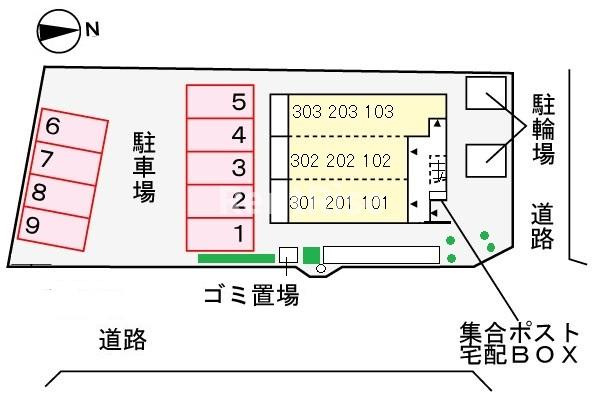 アルドーレ・Ｙの区画図