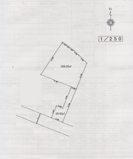 【土地図】 | 加西市北条町古坂７丁目　売土地