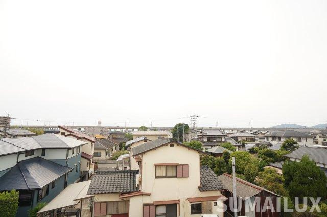 熊本市南区南高江１丁目のアパートの展望