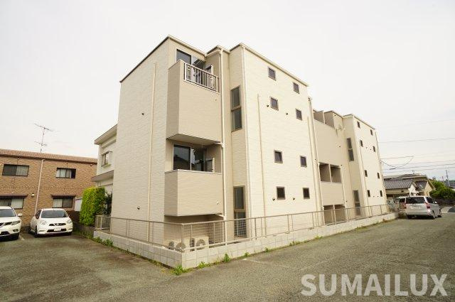 熊本市南区南高江１丁目のアパートの外観