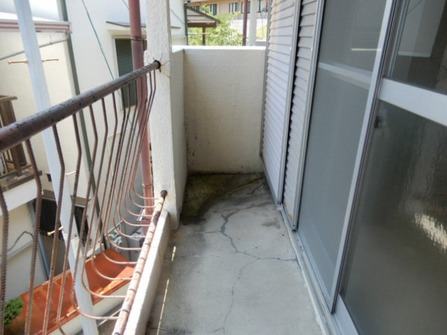 塩屋グリーンハイツのバルコニー