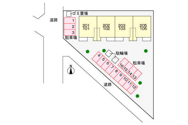 ファースト・ブリッサの駐車場|駐車場
