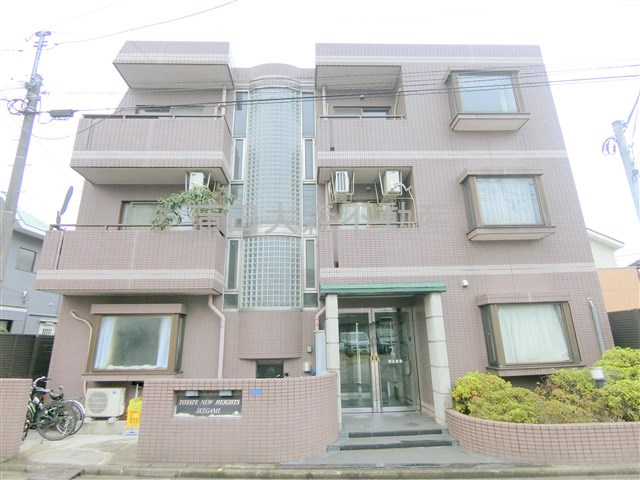 東建ニューハイツ池上の外観|1991年9月築　RC鉄筋コンクリート造地上3階建て
東京都大田区中央6丁目　都営浅草線西馬込駅徒歩16分、東急池上線池上駅徒歩16分