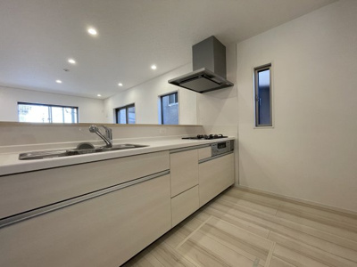 【キッチン】 | 衣川３丁目 | お手入れも簡単にできるなど、毎日を楽しくするキッチンスペースに仕上げました

