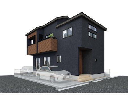 ブルーミングガーデン　岡山市中区国富【仲介手数料無料】の外観パース